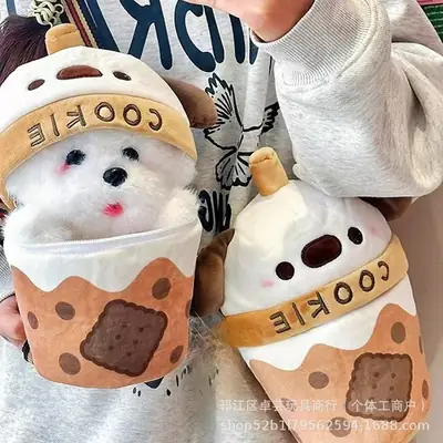 Cute Crossbody Dog Doll Toy for Girls