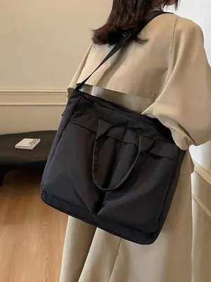 Women's Large Capacity Tan Crossbody Bag 2024