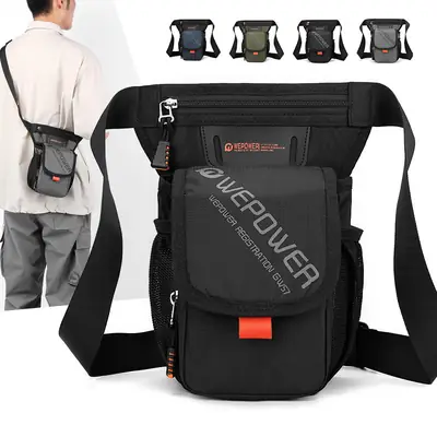 Men's Multifunctional Hiking Shoulder Bag with Mobile Phone & Sunglass Holder