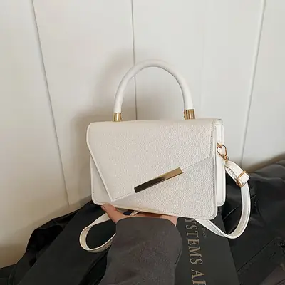White Light Luxury Shoulder Bag Women 2024