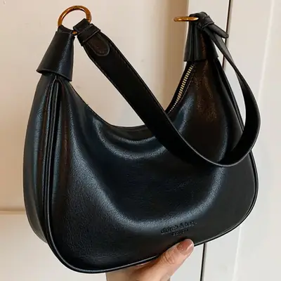 Women's Brown Leather Shoulder Crossbody Bag 2024