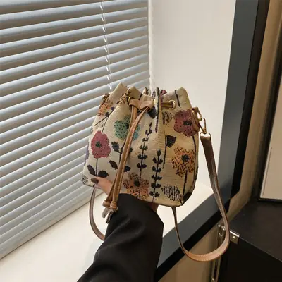 Autumn 2024 Personalized Drawstring Bag for Women