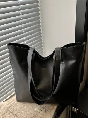 Women's Brown Leather Large Tote Bag