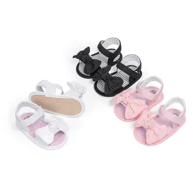 2024 New Baby Toddler Shoes Bow Sandals Velcro Breathable Baby Shoes Baby Shoes