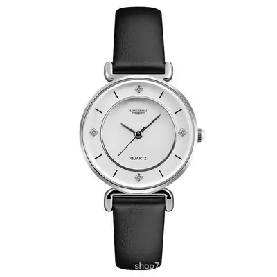 Women's Ultra-Thin Diamond Studded Quartz Watch