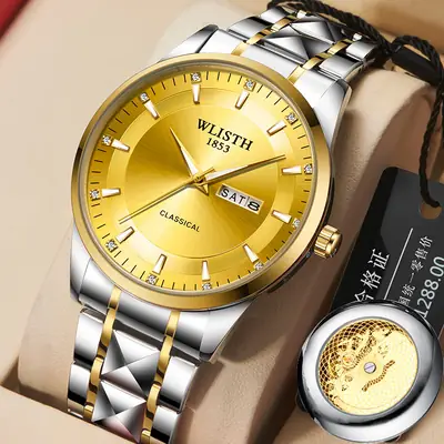 Men's Waterproof Luminous Quartz Watch 6169