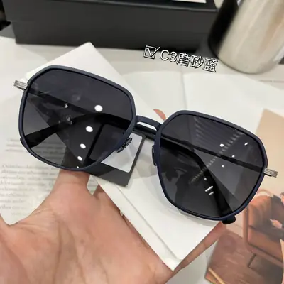 Europe Retro Large Frame Sunglasses UV Protection