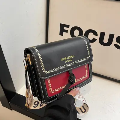 2024 Green Crossbody Bag with Straw Strap for Women