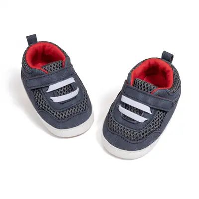 Baby Velcro Shoes Blue Red 0-1 Year Old