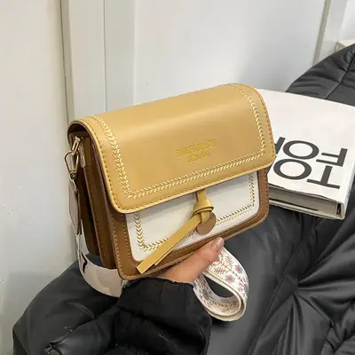 Trendy Black Red Crossbody Bag for Women
