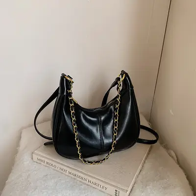 Women Crossbody Bag Brown Leather Retro Western Style