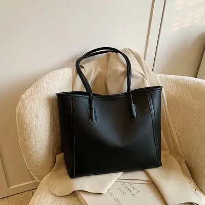 Korean Style Textured Shoulder Bag Brown 2023