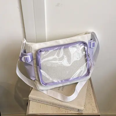 Transparent Shoulder Crossbody Baby Bag for Women