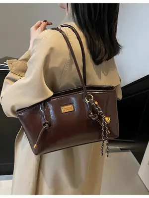 Black Crossbody Bag Women Autumn Winter 2024