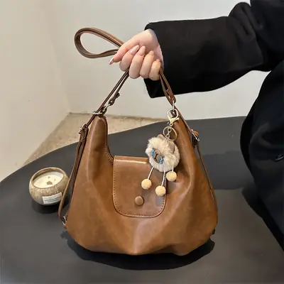 Women's Large Capacity Commuter Tote Bag Niche Western Style