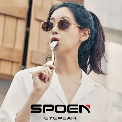 2025 New Oval Polarized Sunglasses Women Anti-Ultraviolet