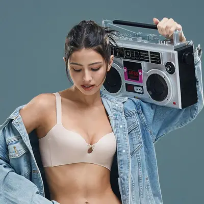 White Rimless Medium Thick Underwear Small