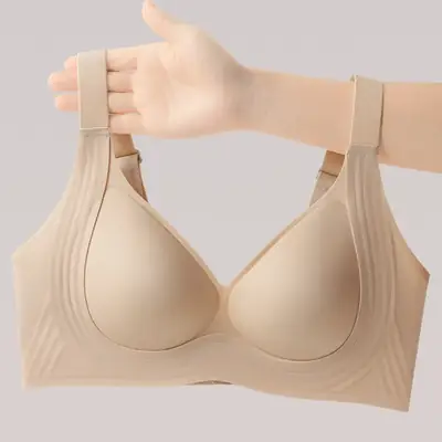 Anti-Sagging Push-Up Bra for Women, Soft Support, Wireless