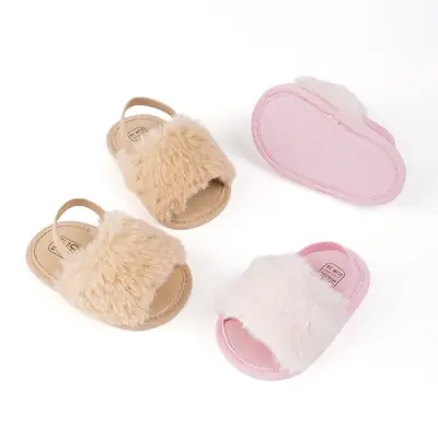 2025 Amazon New Baby Toddler Shoes Sandals Velcro Breathable Rubber Sole Baby Shoes Baby Shoes