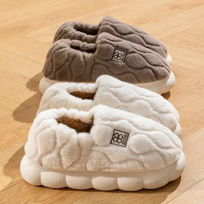Women Winter Chao Warm Slipper Thick Non-Slip