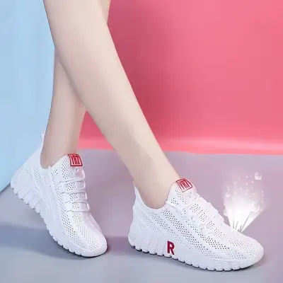 2023 Black Mesh Casual Shoes for Women