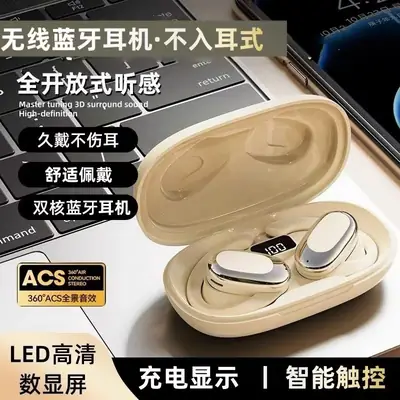 Gt526Y Voice of Berlin Ear-Mounted Ows Non-In-Ear Noise Reduction Bluetooth Wireless Bluetooth Headset Can Be Rotated 130 °