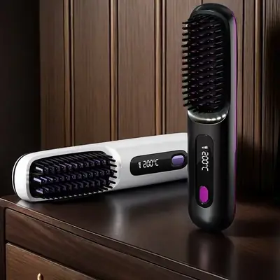 Cross-border LCD Wireless Hair Straightener