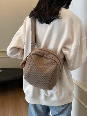 Women's 2024 Winter Casual Shell Bag Solid Color