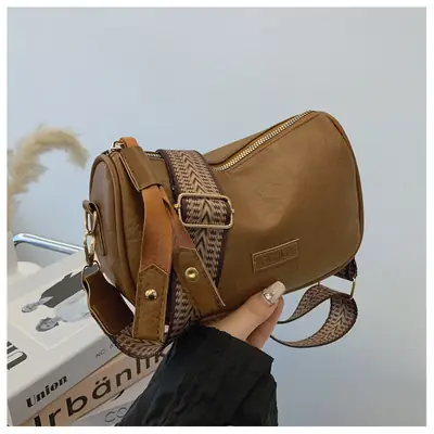 Boston Retro Shoulder Messenger Bag Brown 2024