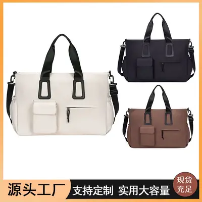 Women's Waterproof Travel Bag Brown Large Capacity