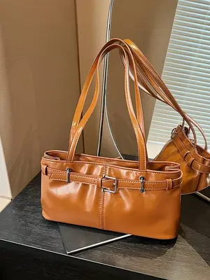 Women's Retro Crossbody Bag Tan New Winter 2026