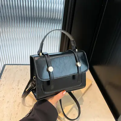 Women's Brown Leather Shoulder Crossbody Bag 2023