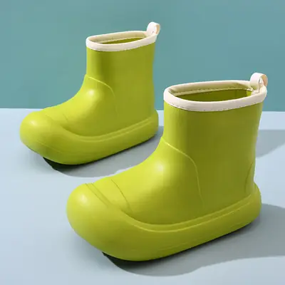 2024 New Cute High-top Rain Boots Women's Thick Sole Outer Wear Spring Outdoor Fashion Non-slip Four Seasons Rain Boots Rubber Shoes Women