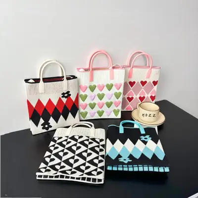 Cartoon Cartoon Mobile Phone Bag Blue White