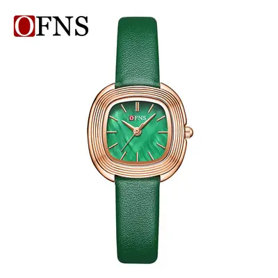 O'Fani Women's Quartz Watch Small Dial Green Strap