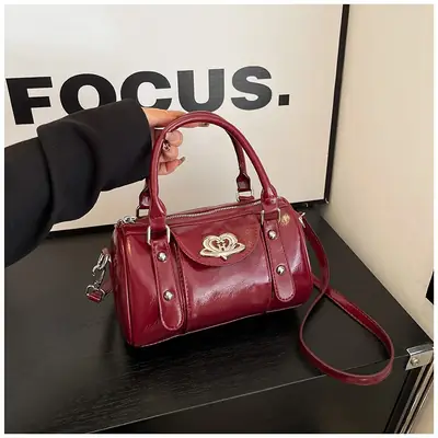 Vintage Handheld Cylinder Bag Women 2024 All Match