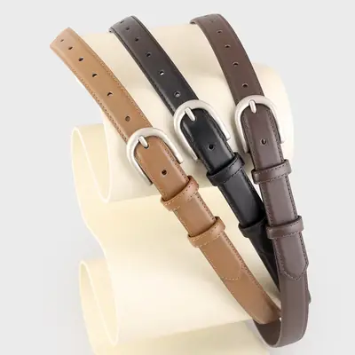 Ladies 2025 Black Belt Real Belt Women