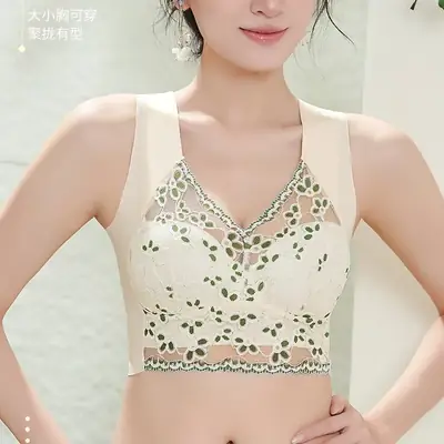 Traceless Lace Back Underwear Women's Push-Up Anti-Sagging