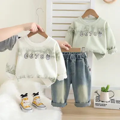 Baby Spring T-Shirt 2025 Cotton Western Style 3 Pcs