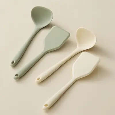 Mini Silicone Spatula Green 31g Non-Stick