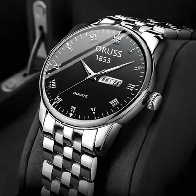 Orrus 1853 Men's Quartz Watch Silver Stainless Band