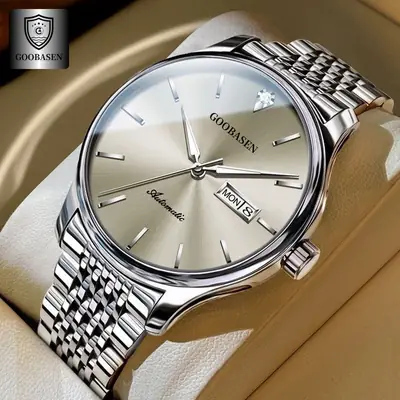 Guberson Anti-Mechanical Men's Watch Silver Stainless Steel