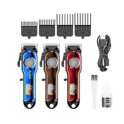 Electric Hair Clipper with 3 Colors & High Power