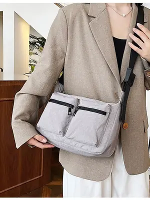Women's 2024 Korean Style Crossbody Bag with Multi-Pockets