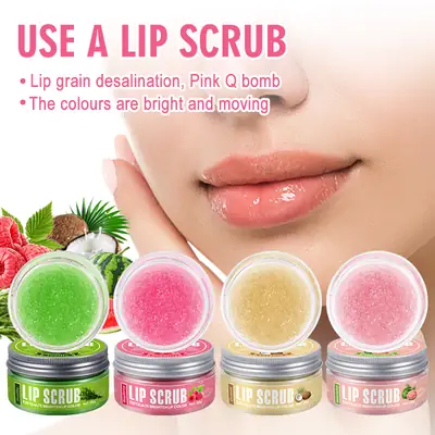 Cross-Border Fruit Lip Scrub Exfoliating Moisturizing Care