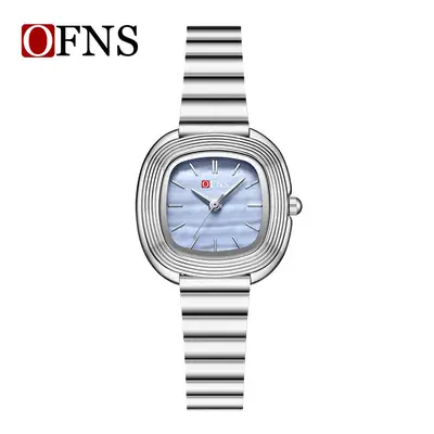 O'FNS Rose Gold Women's Quartz Watch with Chain Strap