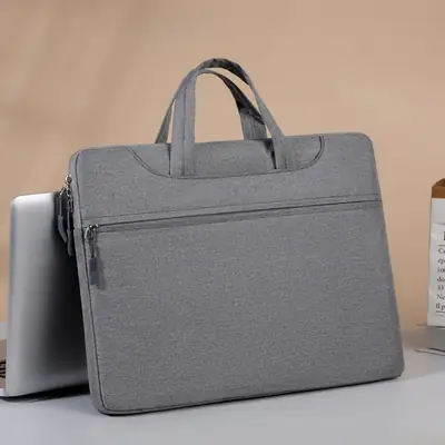 15-inch Oxford Cloth Business Briefcase Grey