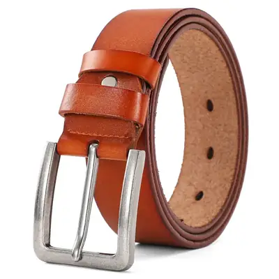 New Men's Antique Leather Buckle Belt Foreign Trade