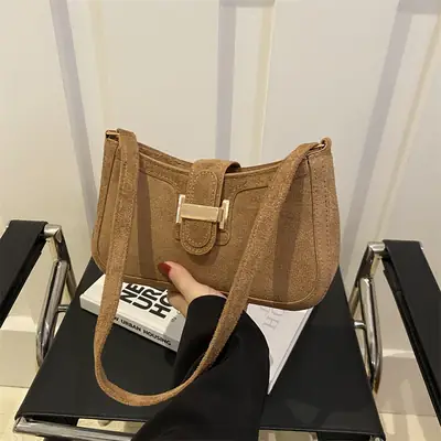 Vintage Crossbody Bag for Women 2025 Stitching Fashion