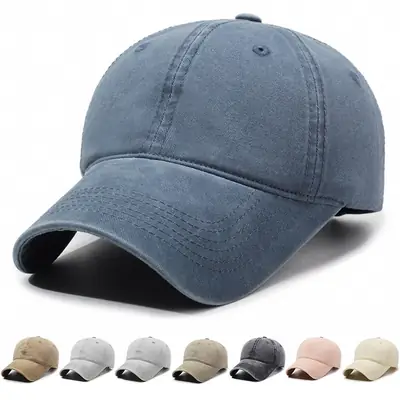 New Style Old Washed Soft Top Baseball Cap All-match Casual Men's and Women's Light Plate Cap
